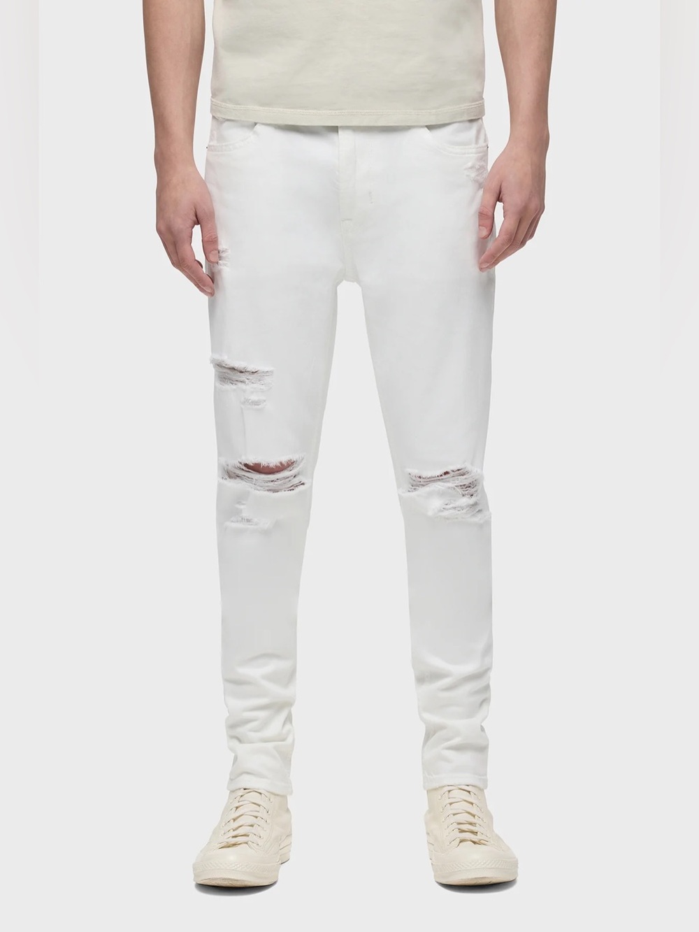 🌻NEW w/tag Hudson Zack Skinny Jeans Men's Distressed Stretch Denim Size 38